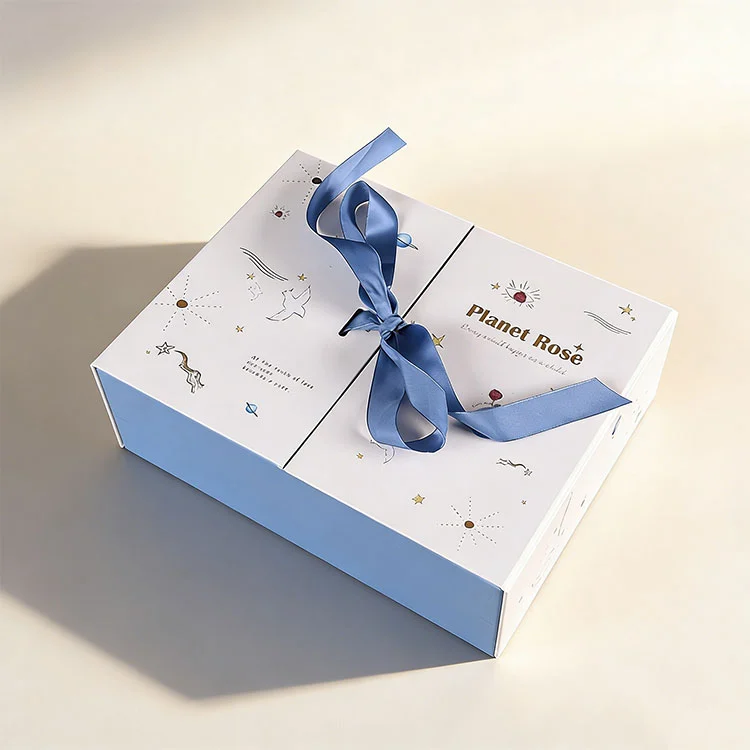 折りたたみ式両開き包装箱