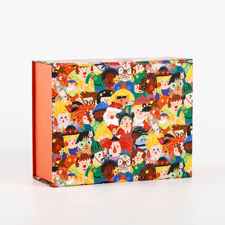 磁気フリップトップ ギフト包装ボックス